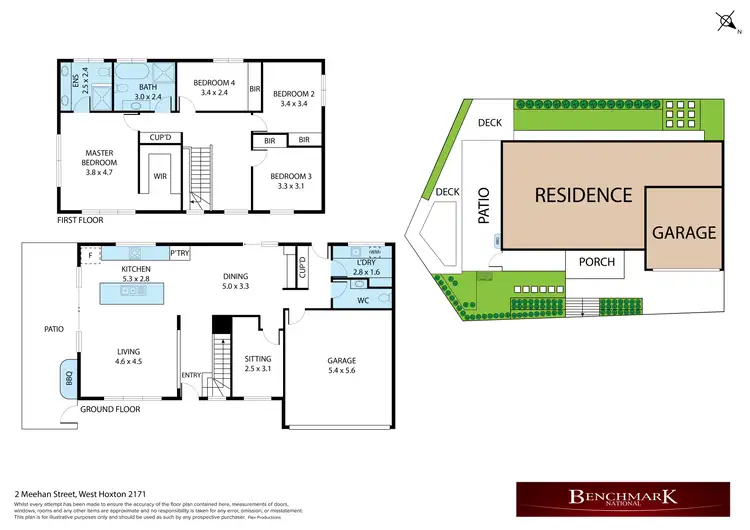 Floorplan of Homely house listing, 2 Meehan Street, West Hoxton NSW 2171