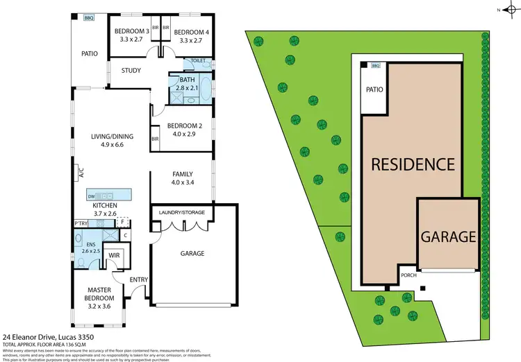 Floorplan of Homely house listing, 24 Eleanor Drive, Lucas VIC 3350