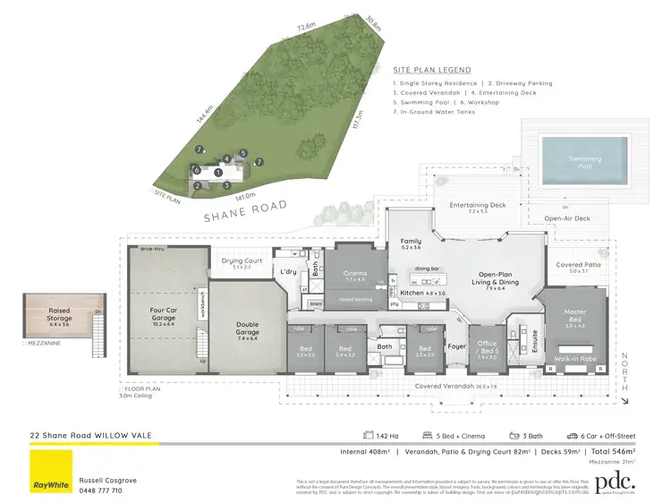Floorplan of Homely house listing, 22 Shane Road, Willow Vale QLD 4209