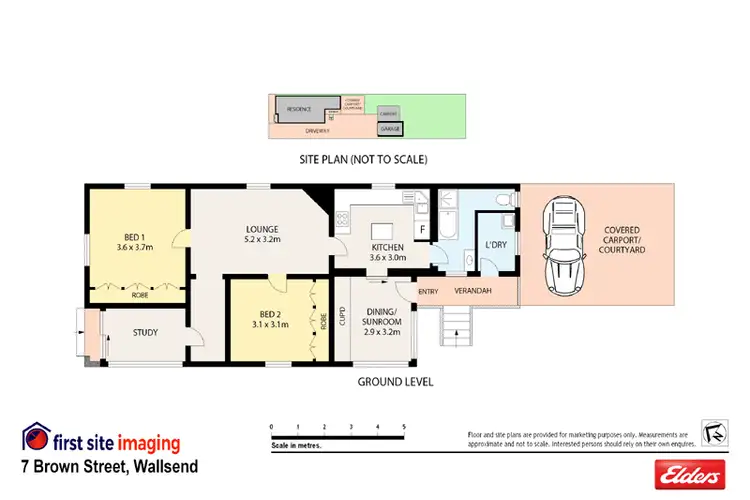 Floorplan of Homely house listing, 7 Brown St, Wallsend NSW 2287