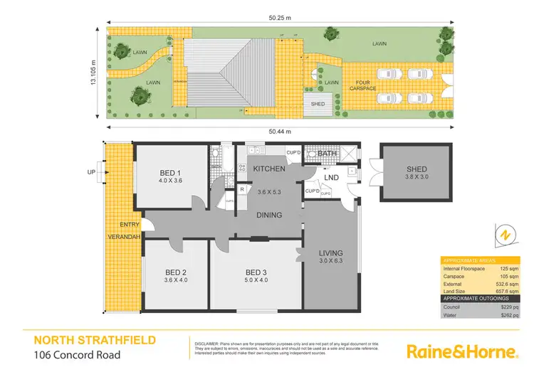 Floorplan of Homely house listing, 106 Concord Road, North Strathfield NSW 2137