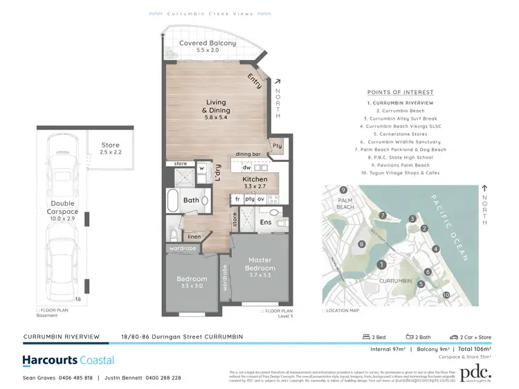 Floorplan of Homely unit listing, 18/80-86 Duringan Street, Currumbin QLD 4223
