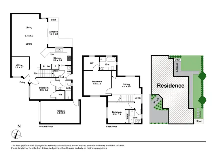 Floorplan of Homely townhouse listing, 2/12 Dorset Street, Glen Waverley VIC 3150