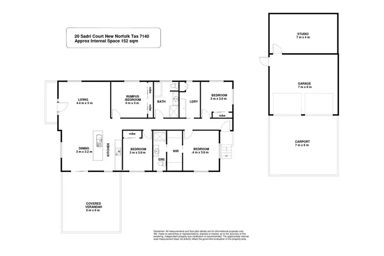 Floorplan of Homely house listing, 20 Sadri Court, New Norfolk TAS 7140