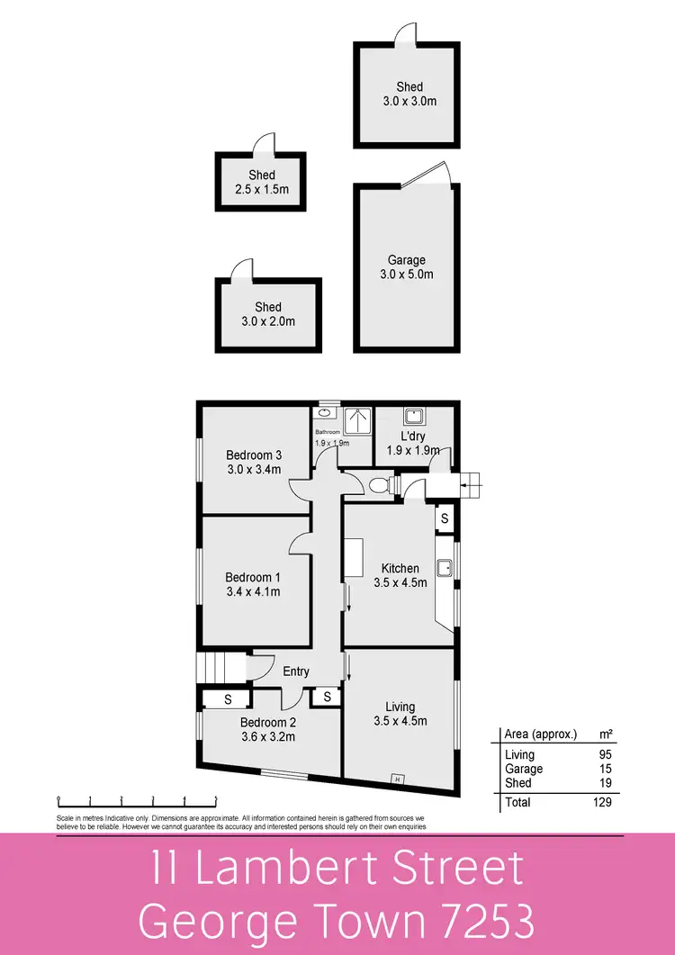 Floorplan of Homely house listing, 11 Lambert Street, George Town TAS 7253