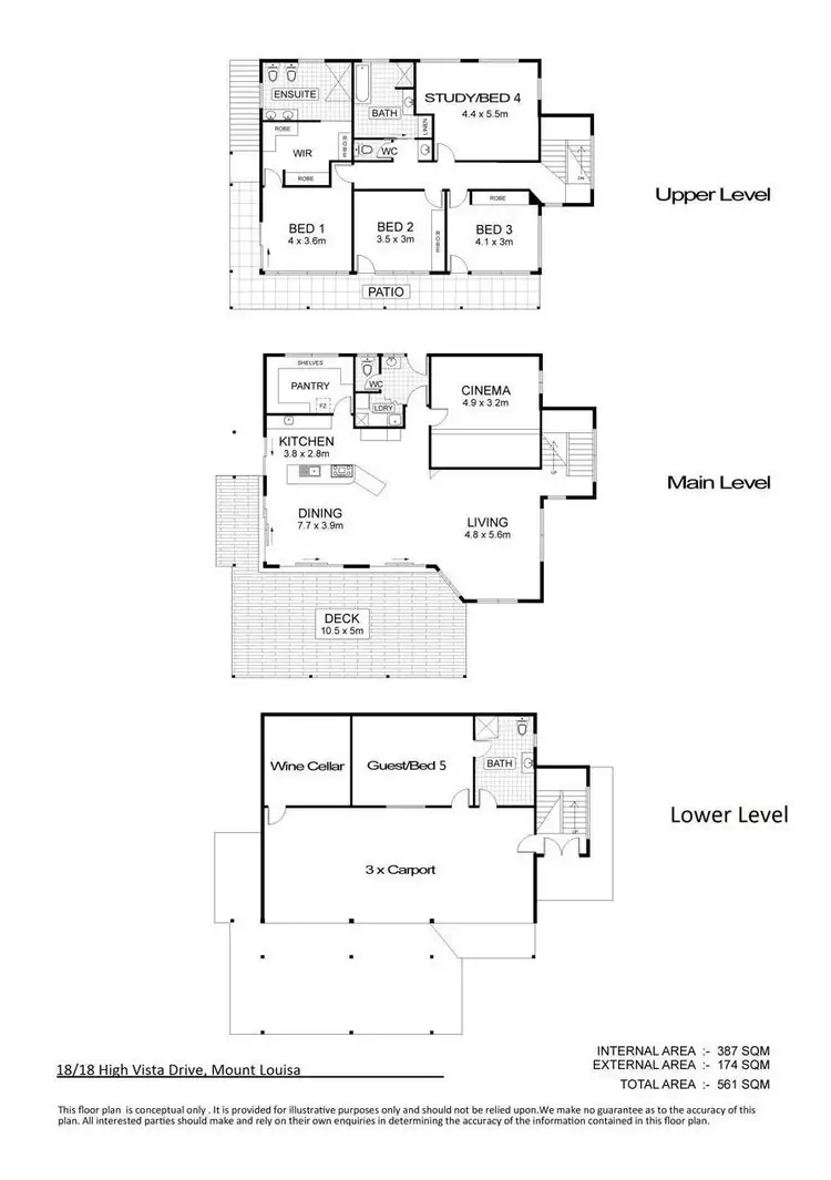 Floorplan of Homely house listing, 18/18 High Vista Drive, Mount Louisa QLD 4814