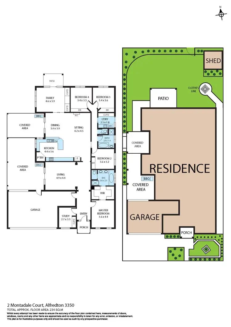 Floorplan of Homely house listing, 2 Montadale Court, Alfredton VIC 3350