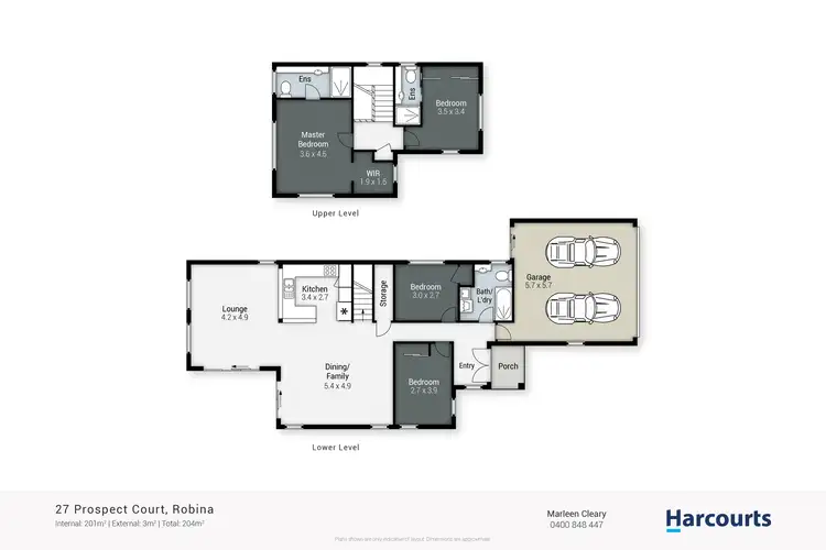 Floorplan of Homely house listing, 27 Prospect Court, Robina QLD 4226