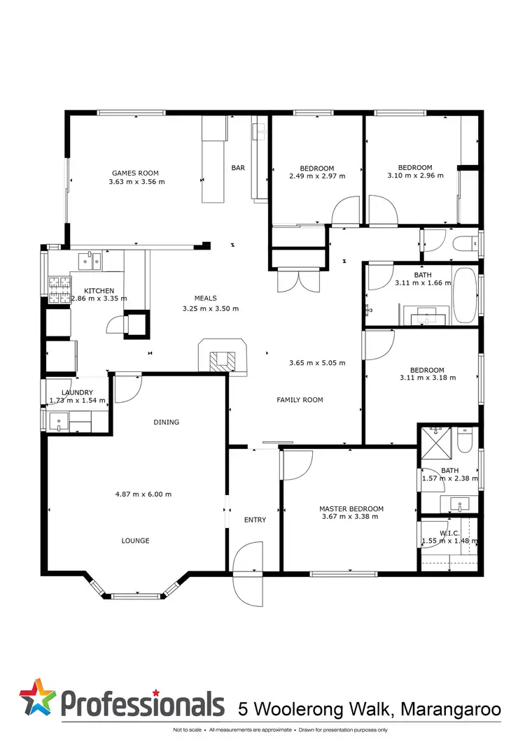 Floorplan of Homely house listing, 5 Woolerong Walk, Marangaroo WA 6064