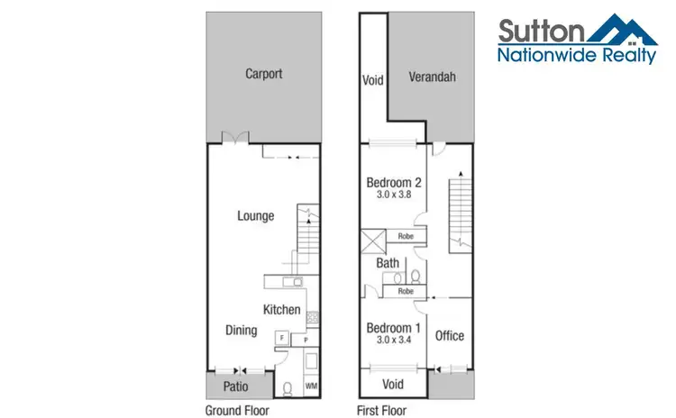 Floorplan of Homely townhouse listing, 4/23-25 Echlin Street, West End QLD 4810