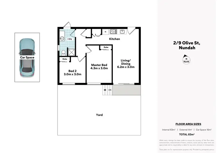 Floorplan of Homely unit listing, 2/9 Olive Street, Nundah QLD 4012