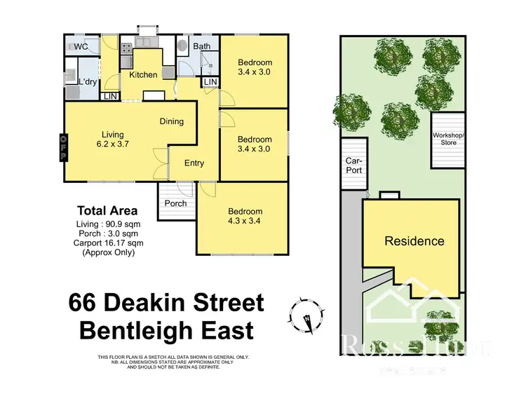 Floorplan of Homely house listing, 66 Deakin Street, Bentleigh East VIC 3165