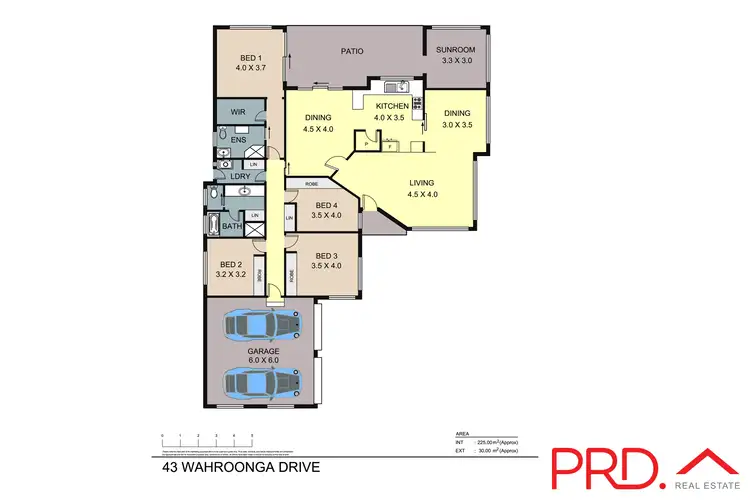 Floorplan of Homely house listing, 43 Wahroonga Drive, Tamworth NSW 2340