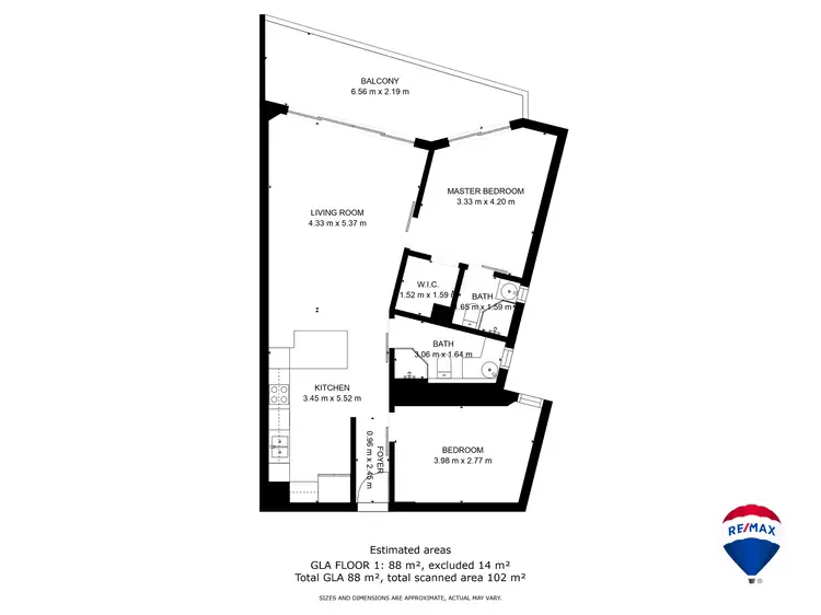 Floorplan of Homely apartment listing, 14/281 Esplanade, Cairns North QLD 4870