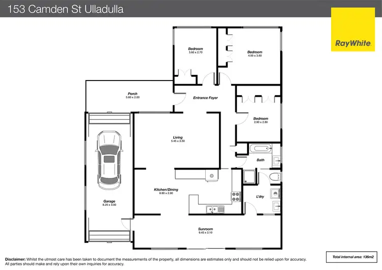 Floorplan of Homely house listing, 153 Camden Street, Ulladulla NSW 2539