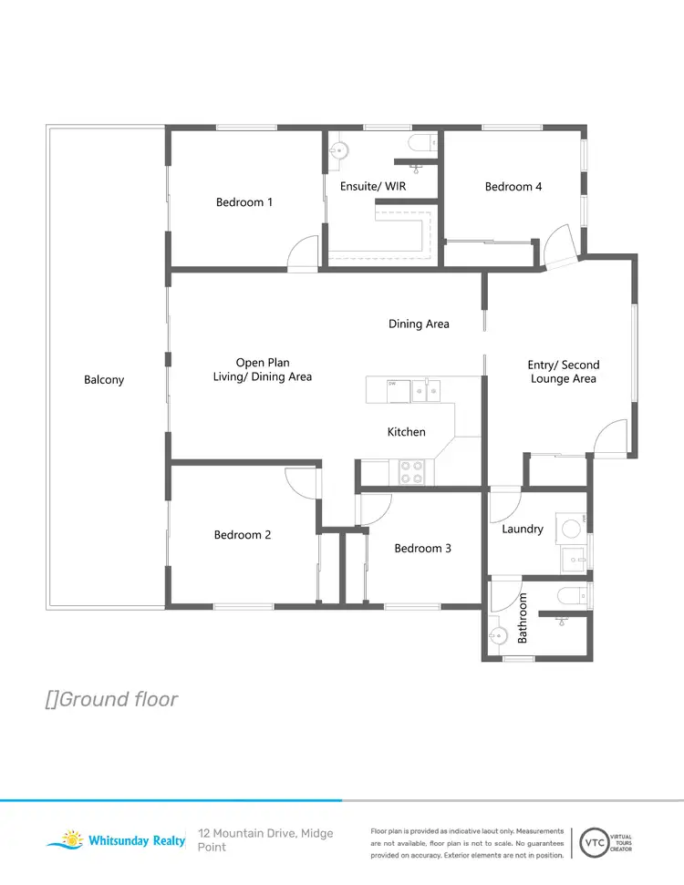 Floorplan of Homely house listing, 12 Mountain Drive, Midge Point QLD 4799