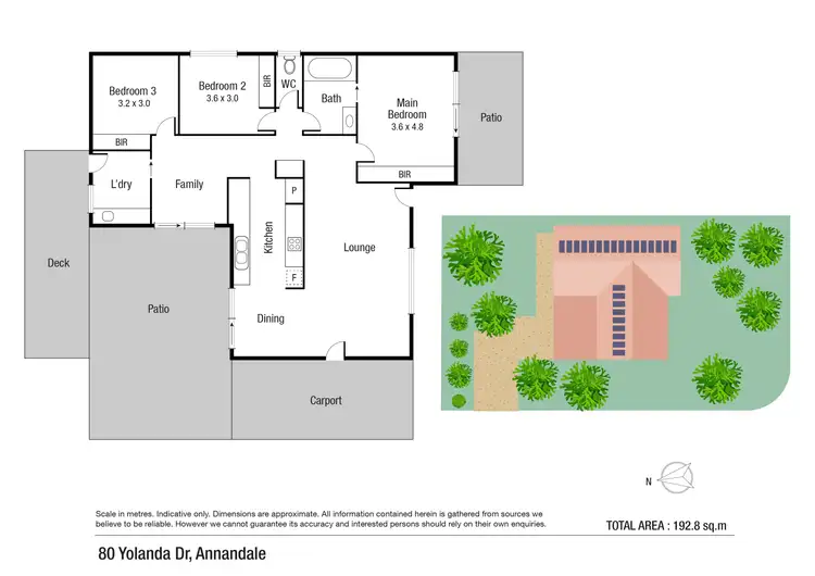 Floorplan of Homely house listing, 80 Yolanda Drive, Annandale QLD 4814