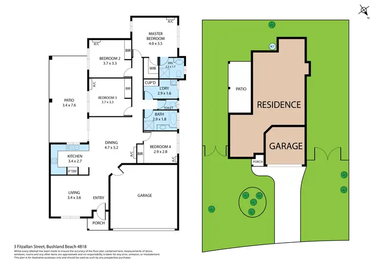 Floorplan of Homely house listing, 3 Fitzallan Street, Bushland Beach QLD 4818