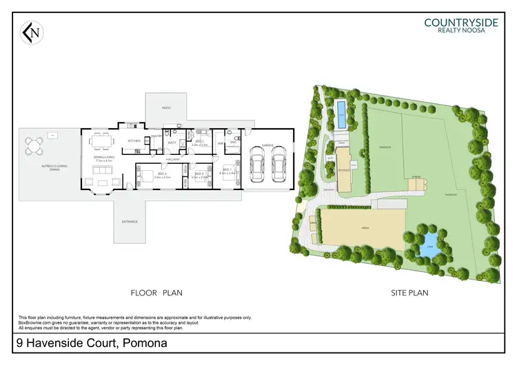 Floorplan of Homely house listing, 9 Havenside Court, Pomona QLD 4568