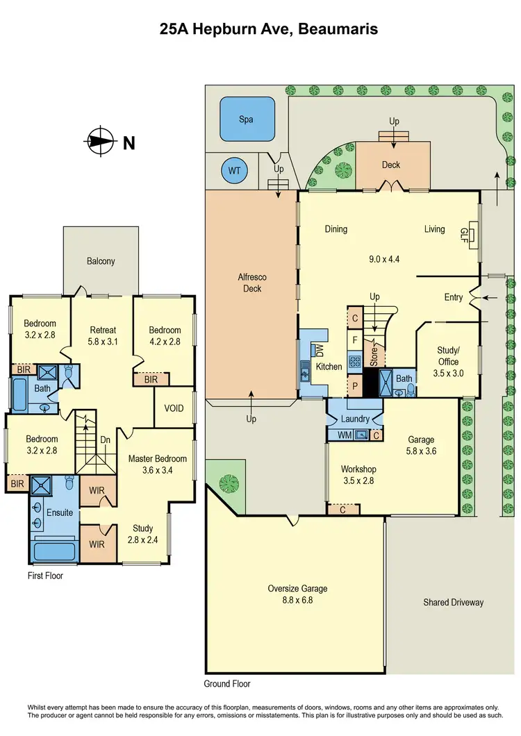 Floorplan of Homely house listing, 25A Hepburn Avenue, Beaumaris VIC 3193