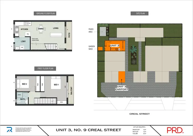 Floorplan of Homely unit listing, 3/9 Creal Street, East Mackay QLD 4740