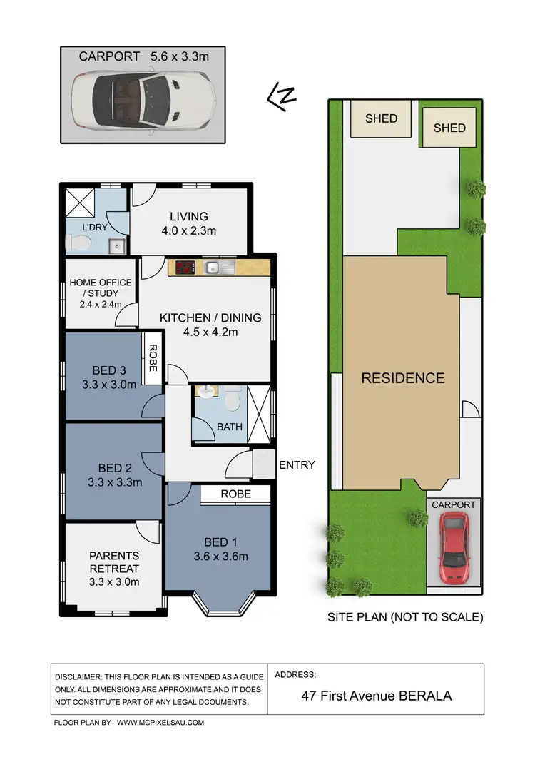 Floorplan of Homely house listing, 47 First Ave, Berala NSW 2141