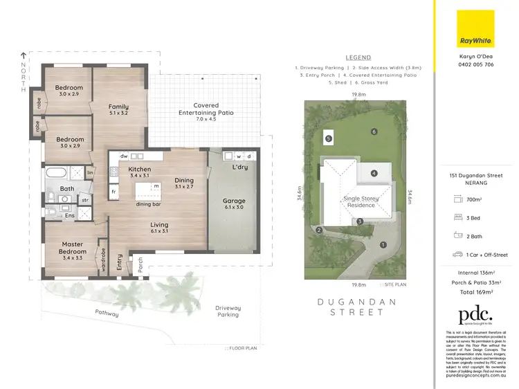 Floorplan of Homely house listing, 151 Dugandan Street, Nerang QLD 4211