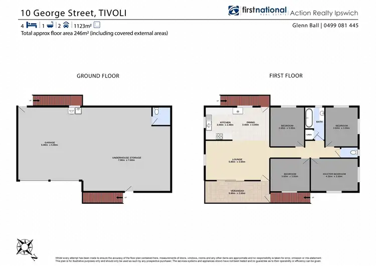 Floorplan of Homely house listing, 10 George Street, Tivoli QLD 4305