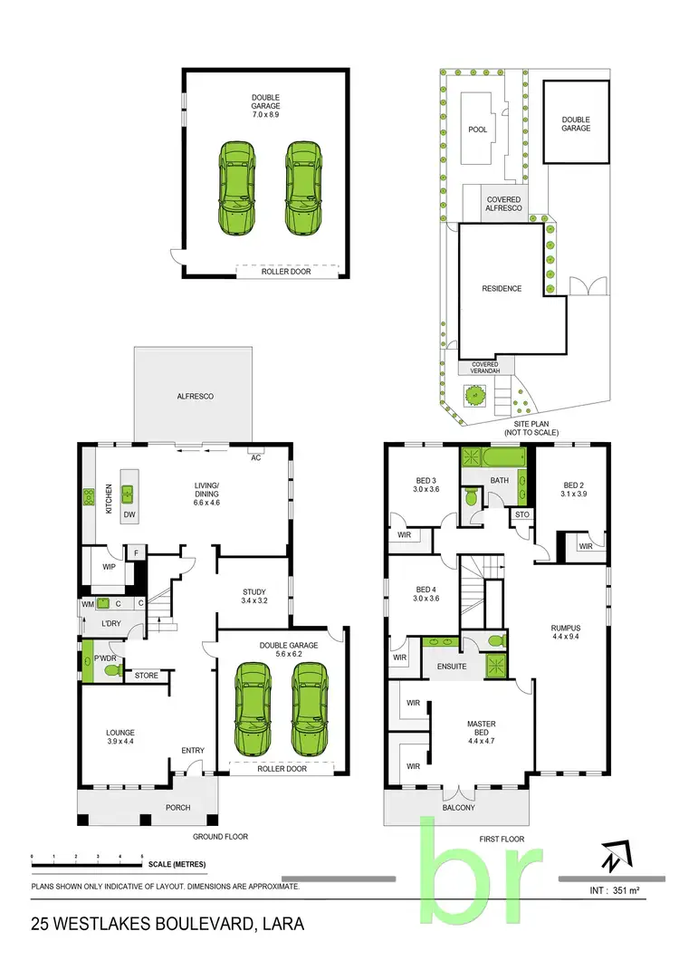 Floorplan of Homely house listing, 25 Westlakes Boulevard, Lara VIC 3212