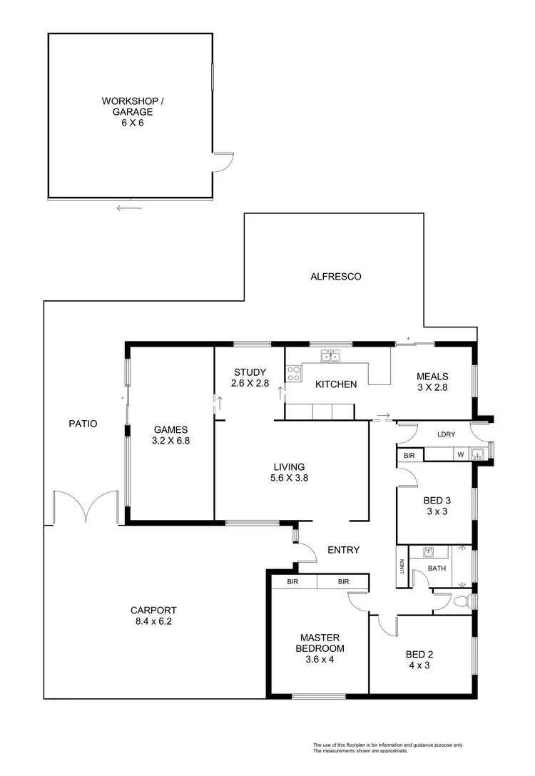 Floorplan of Homely house listing, 80 Partridge Way, Thornlie WA 6108