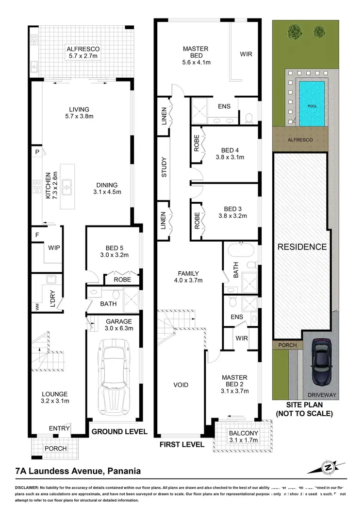 Floorplan of Homely house listing, 7a Laundess Avenue, Panania NSW 2213