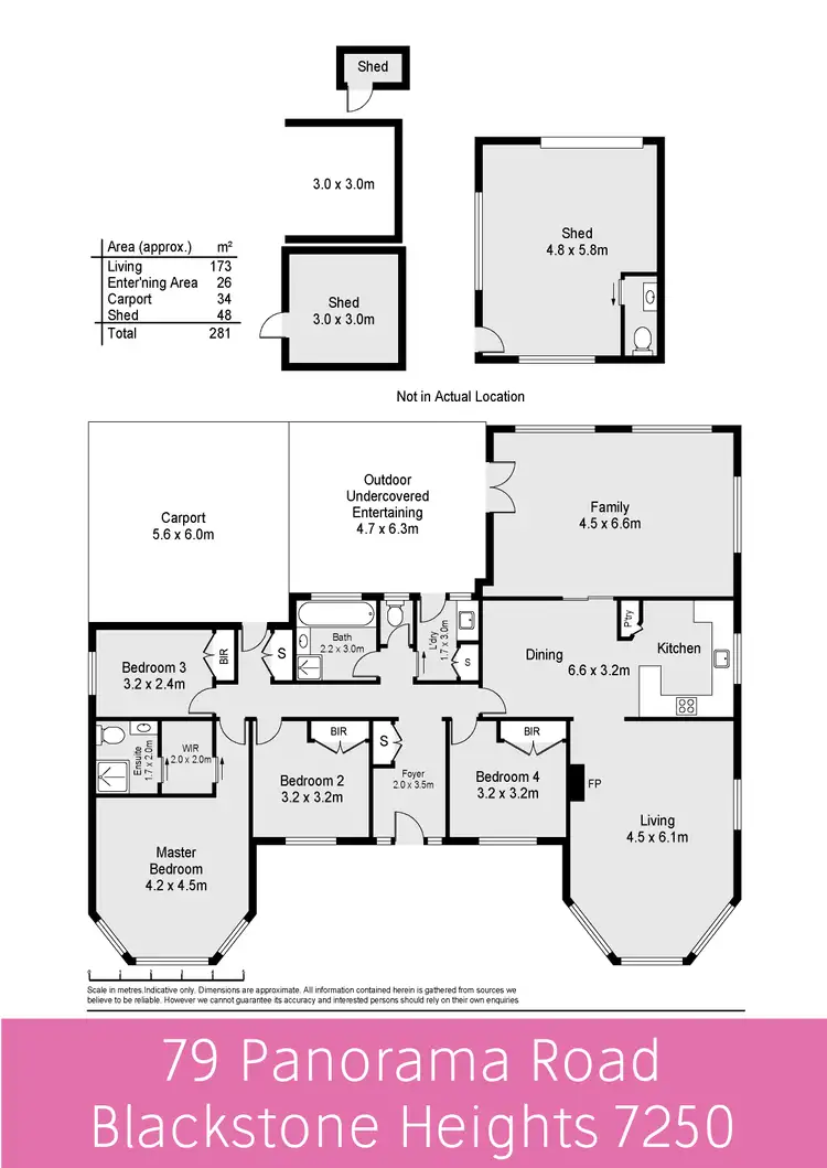 Floorplan of Homely house listing, 79 Panorama Road, Blackstone Heights TAS 7250