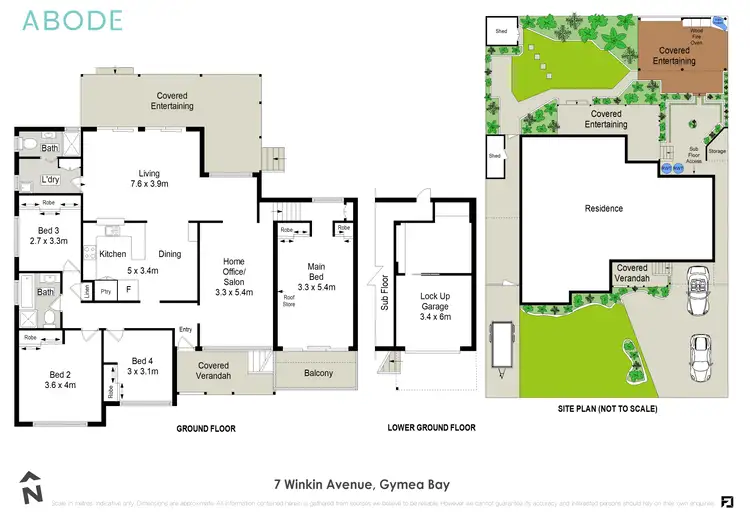Floorplan of Homely house listing, 7 Winkin Avenue, Gymea Bay NSW 2227