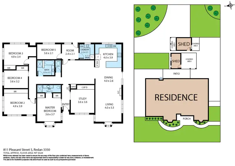 Floorplan of Homely house listing, 811 Pleasant Street South, Redan VIC 3350