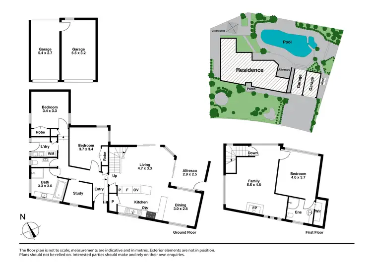 Floorplan of Homely house listing, 34 Somerset Drive, Dandenong North VIC 3175