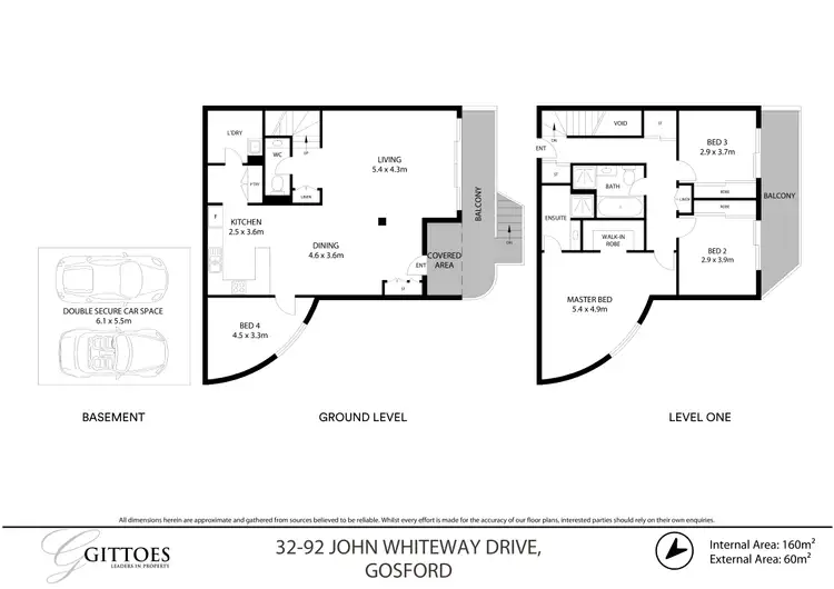 Floorplan of Homely unit listing, 32/92-94 John Whiteway Drive, Gosford NSW 2250