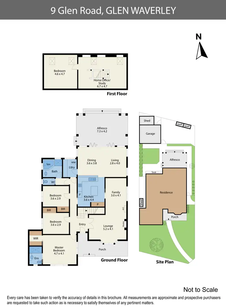 Floorplan of Homely house listing, 9 Glen Road, Glen Waverley VIC 3150