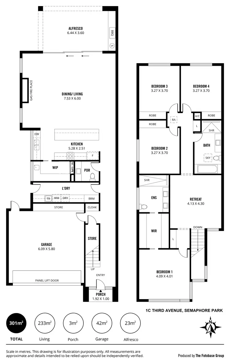 Floorplan of Homely house listing, 1C Third Avenue, Semaphore Park SA 5019