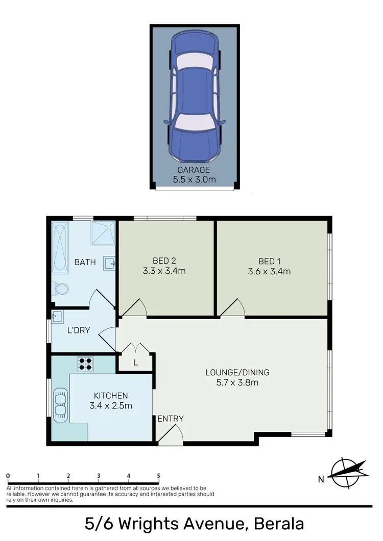 Floorplan of Homely apartment listing, 5/6 Wrights Avenue, Berala NSW 2141