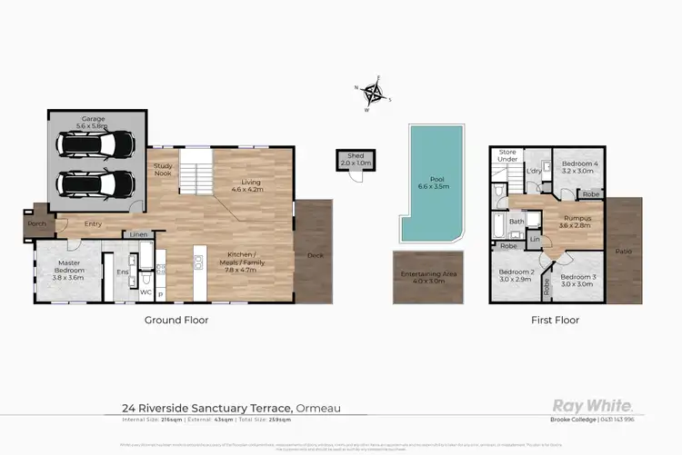 Floorplan of Homely house listing, 24 Riverside Sanctuary Terrace, Ormeau QLD 4208