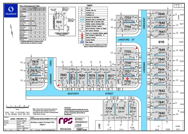 Floorplan of Homely land listing, LOT 7645, Lindeman Crescent, Banya QLD 4551