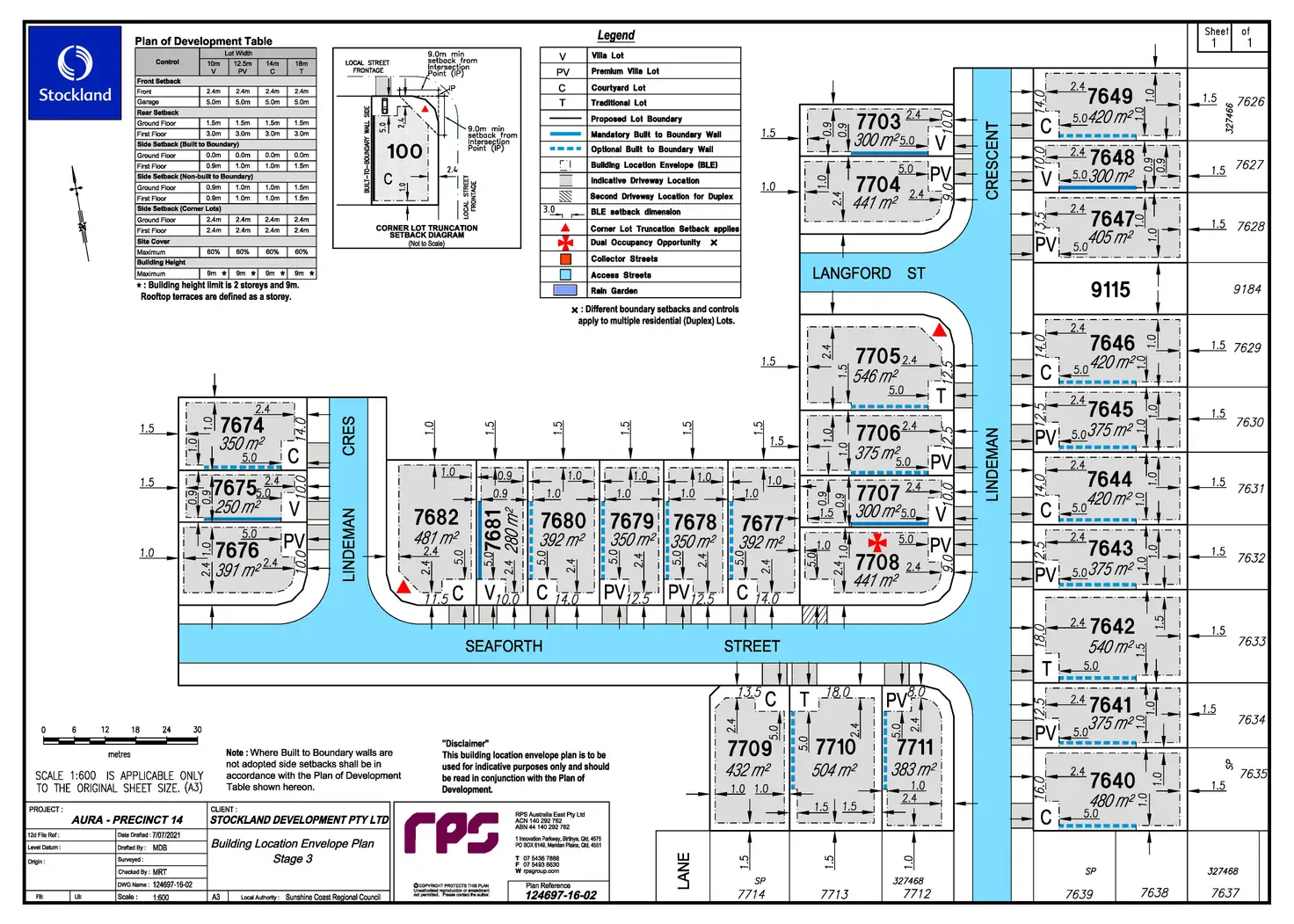 Floorplan of Homely land listing, LOT 7645, Lindeman Crescent, Banya QLD 4551