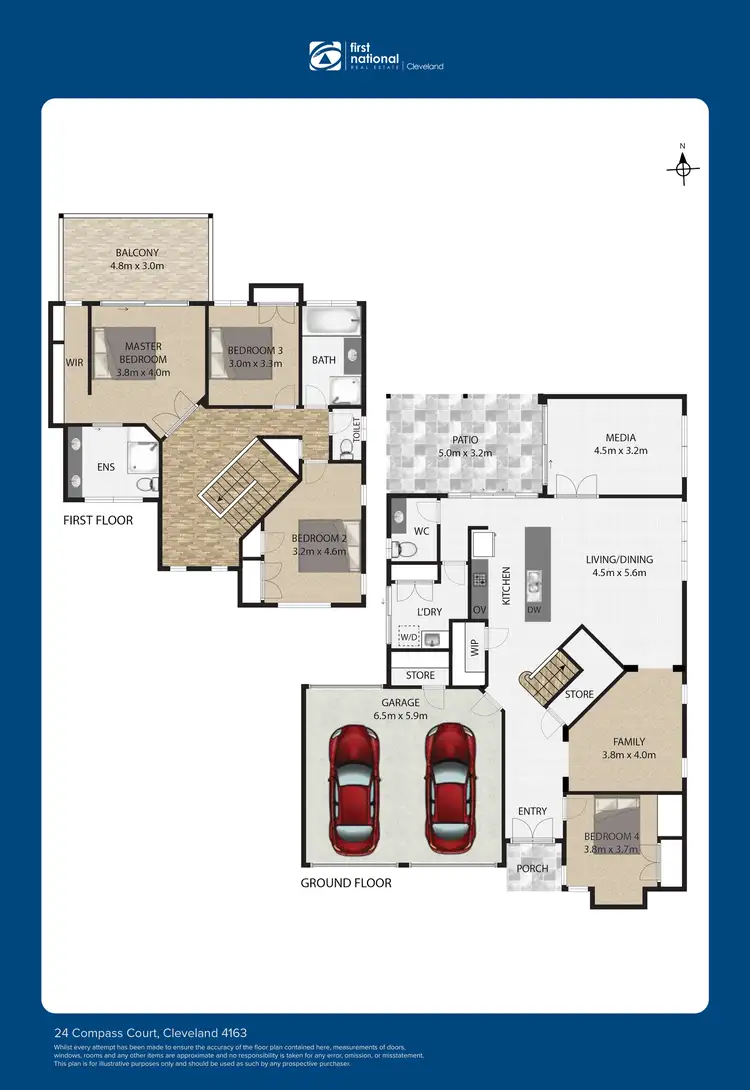 Floorplan of Homely house listing, 24 Compass Court, Raby Bay QLD 4163