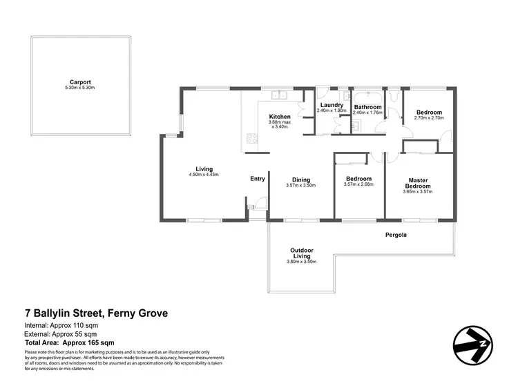Floorplan of Homely house listing, 7 Ballylin Street, Ferny Grove QLD 4055
