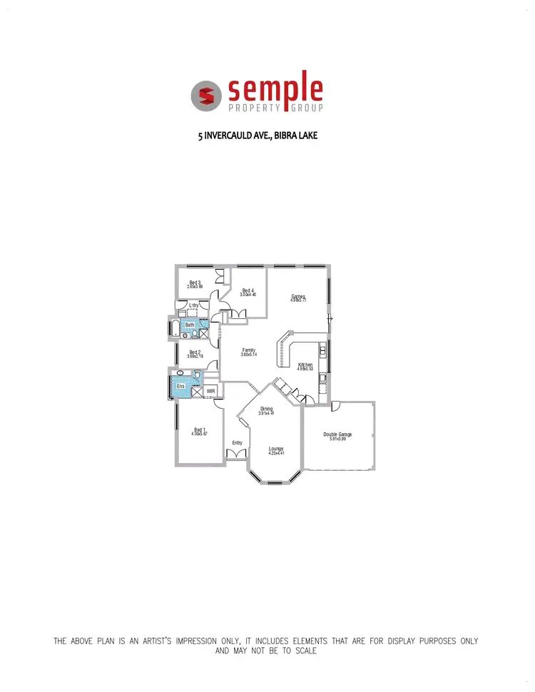 Floorplan of Homely house listing, 5 Invercauld Avenue, Bibra Lake WA 6163