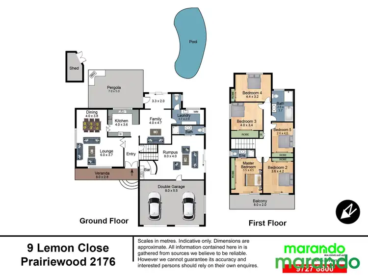 Floorplan of Homely house listing, 9 Lemon Close, Prairiewood NSW 2176