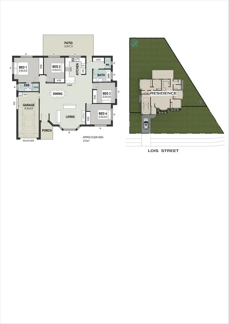 Floorplan of Homely house listing, 6-8 Lois Street, Mount Pleasant QLD 4740