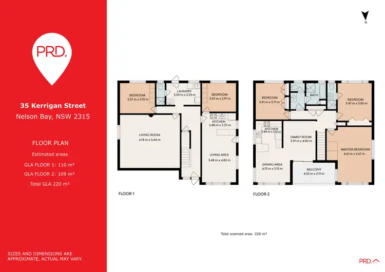 Floorplan of Homely house listing, 35 Kerrigan Street, Nelson Bay NSW 2315
