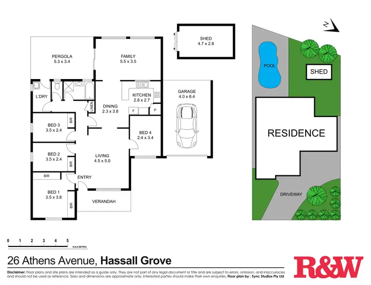Floorplan of Homely house listing, 26 Athens Avenue, Hassall Grove NSW 2761