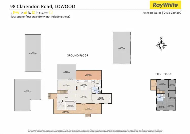 Floorplan of Homely rural property listing, 98 Clarendon Road, Lowood QLD 4311